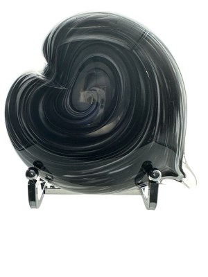 Black and White Infinity Heart